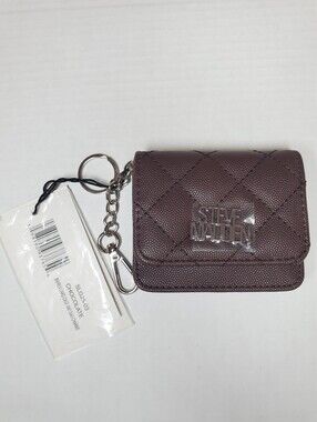 Steve Madden Quilted Cardholder Bag Charm